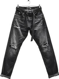 Slim Fit Black Denim Jeans